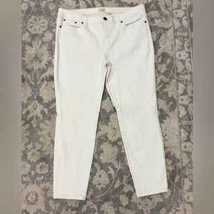 EUC J. Crew Women’s Cream Skinny Jeans Stretch Denim